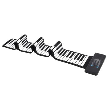 Imagem de Piano Com Teclado Roll Up de 88 Teclas, Piano Eletrônico Portátil, Teclado de Piano Musical Digital Recarregável Com Função MIDI, 128 Tons, 15 Músicas de Demonstração Educacionais