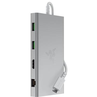 Imagem de Razer USB C Dock – Adaptador Multiportas 11 em 1 (Edição Mercury Edition) – Embalagem da NASA