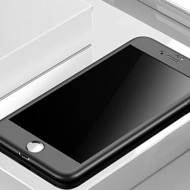 Imagem de Capa de telefone 360 completa para iPhone 7 8 6 6s Plus SE 2020 Capa protetora para iPhone 11 Pro XS MAX XR 5 5s 7 Capa com vidro, preta, para iphone 11 Pro