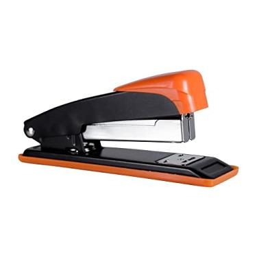 Imagem de Grampeador para 16 folhas - OEX Office GR20 - Preto com laranja