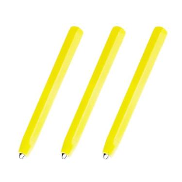Imagem de 3 canetas de substituição magnéticas para desenho magnético, canetas de substituição para placa de desenho magnética, Magnapad de A a Z e números 0-9 (amarelo)