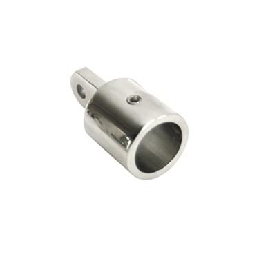 Imagem de Whitecap Tampa superior de aço inoxidável 6103C com parafusos - tubo de 2,54 cm x pino de 0,64 cm