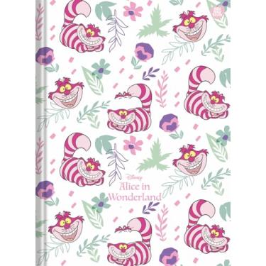 Imagem de Kit de Caderno, Brochura Costurado 1/1, Capa Dura, Alice In Wonderland, 80 Folhas, Animativa, Pacote com 5 Unidades