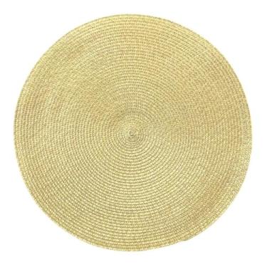 Imagem de Jogo Americano Redondo - Kit 2 Peças (Palha)