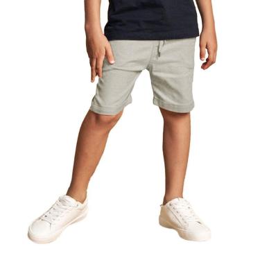 Imagem de Bermuda Infantil Masculina Luc.Boo Linho Panama Bege - 73775-Masculino