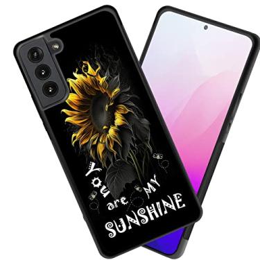 Imagem de smauncucn Capa para Galaxy S23, fina, antiarranhões, bordas antiderrapantes, à prova de choque, TPU para Samsung Galaxy S23 5G de 6,1 polegadas, You Are My Sunshine Sunflower