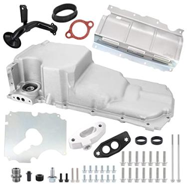 Imagem de Tektall LT GEN V Swap Kit de cárter de óleo de retrofit de perfil baixo e kit de tubo de captação para 67-92 Camaro/Firebird 64-72 A-Body 78-87 G-Body para G.M GEN V LT1 LT4 L83 L86 5.3 6.2