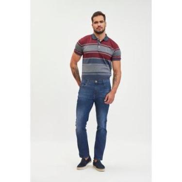 Imagem de CALÇA JEANS MASCULINA LYCRA TRADICIONAL RETA - YOUNG STYLE-Masculino