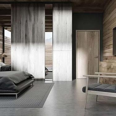 Imagem de Piso Vinílico Em Placa Koncret Dark Kapazi.