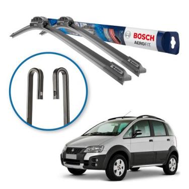 Imagem de Palheta Limpador Parabrisa Fiat Uno Palio Toro UnoMille Bosch Aerofit,