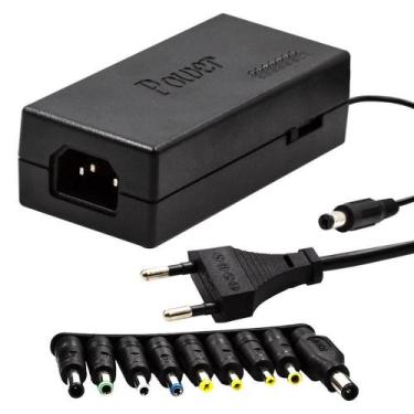 Imagem de Fonte Para Notebook Universal 120W 3A 20V Com 8 Plugs Diferentes - NEW