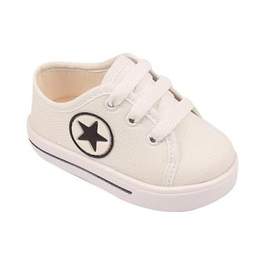 Imagem de Genérico, Tênis Bebê Infantil B2A KIDS Sapatinho casual estiloso Cor:Branco;Tamanho:18