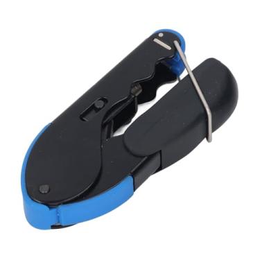 Imagem de Kit de Crimpador de Cabo Coaxial, Kit de Ferramentas de Crimpador de Cabo Coaxial Ferramenta de Compressão Coaxial, Descascador de Fio, Descascador de Cabo Coaxial Com Conectores