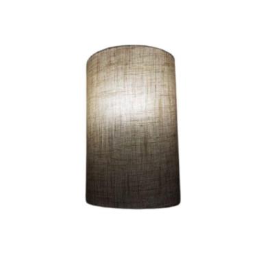 Imagem de Arandela Meia Cana Md-2031 Cúpula em Tecido 30/18x16cm Rustico Bege - 