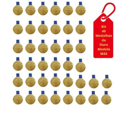 Imagem de Kit C/40 Medalhas de Ouro M43 Crespar Honra ao Mérito