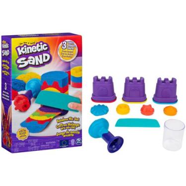 Imagem de Massinha Areia Arco-íris Sunny Brinquedos - com Acessórios