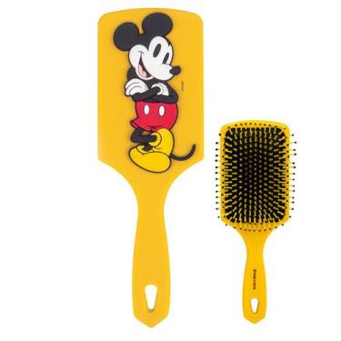 Imagem de Escova De Cabelo Raquete Coleção Disney Mickey 3D Marco Boni, Amarelo