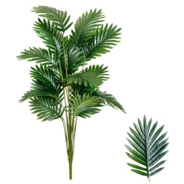 Imagem de Planta Artificial Palmeira Grande 18 Folhas 90cm Decorativa - PlantaIm