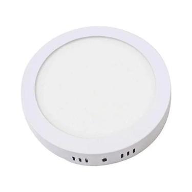 Imagem de Plafon Led Redondo Ø160mm Sobrepor Painel 12w 6500k - roya