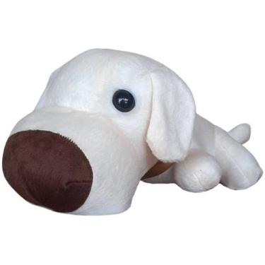 Imagem de Cachorro de Pelúcia Focinho Creme 35 cm Fazenda Antialérgico - Mirante