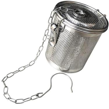 Imagem de Infusor Filtro Inox Especiarias Chá Caldo Peneira Coador 0,3 - NilosDe