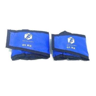 Imagem de Tornozeleira De Peso 1 Kg Exercício Funcional Fisioterapia Academia Pa