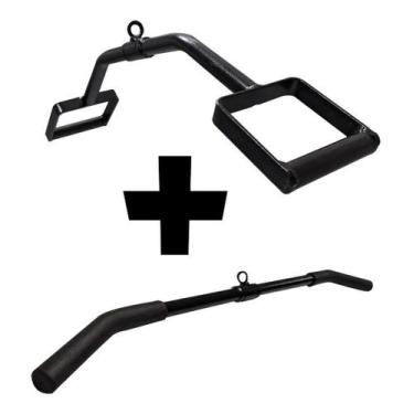 Imagem de Kit Pulley Costa 1 Mt E Pulley Neutro Curva 70 Cm Rei do Fitness