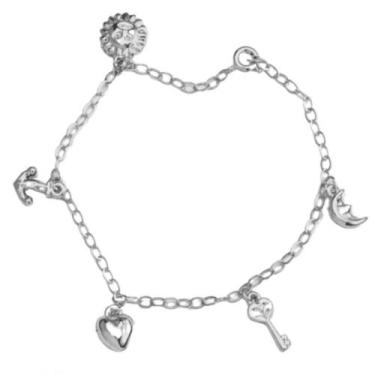 Imagem de Pulseira Harmonia de Amuletos Pendentes Proteção - Sunshine Cristais, 
