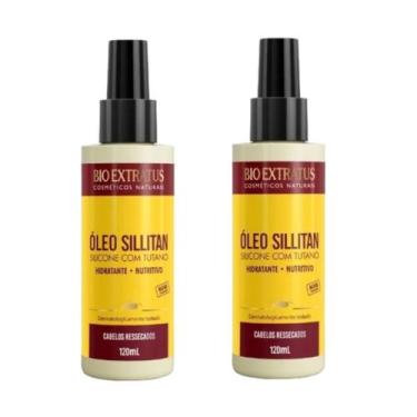 Imagem de Kit 2 Óleo Capilar Sillitan Redutor de Volume 120 ML Bio Extratus - BI