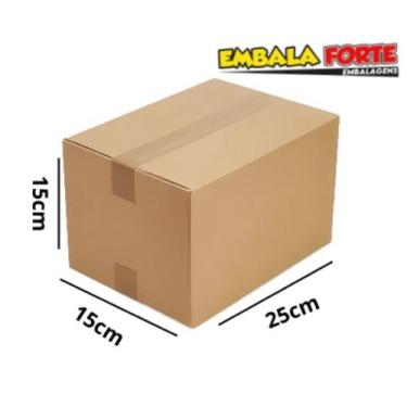 Imagem de 10 caixas de papelao maleta Pac sedex e commerce 15x15x25cm - Embala F