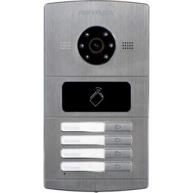 Imagem de Sistema de Interfone IP com Câmera 1.3mp 720p 4 Teclas - PN  DS-KV8402