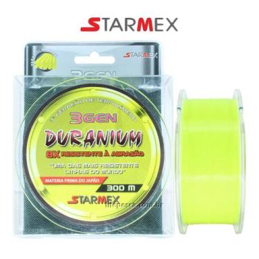 Imagem de Linha Monofilamento Starmex Duranium 0.50mm 50lb/24,35kg 300m - Várias