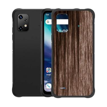 Imagem de KJYFOANI Capa para Umidigi Bison X20, capas pretas à prova de choque, capa de proteção antiarranhões contra queda de 360°, capa de telefone fina ultrafina de silicone macio para Umidigi Bison X20 (6,6