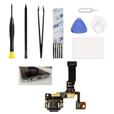 Imagem de Kit de substituição de porta de carregamento compatível com LG Stylo 5, conector USB-C da placa de base LM-Q720, com kit de ferramentas