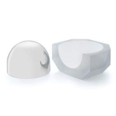 Imagem de Fruteira Pequena Smooth Baixa Branca Fosca - St James