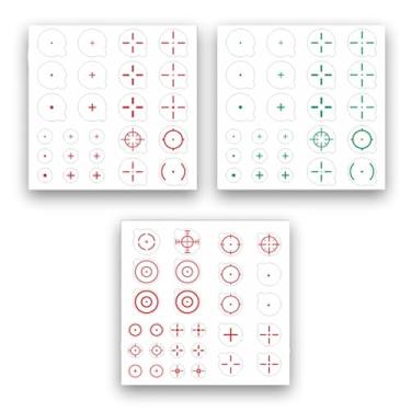 Imagem de Adesivo transparente FPS Aim Sight Assist – Pacote com 2 adesivos para monitor de escopo rápido, sem escopo, decalque de TV, adesivos de tiro para videogames FPS, monitor de TV e celular (pacote com