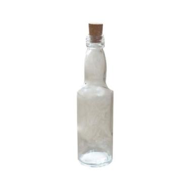 Imagem de Mini Garrafa de Vidro com Rolha - 60ml - Extra Festas