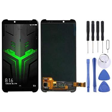 Imagem de Substituição da tela móvel Tela LCD AMOLED original para Xiaomi Helem com Montagem Full Digitizer (preto) Ecrã LCD