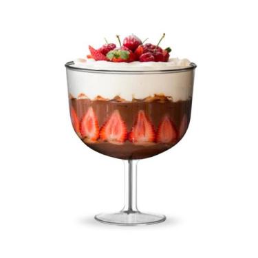 Imagem de Taça Tropical Acrílico Transparente 1,3 Litros Média 18x15,5 - 3T