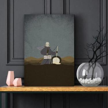 Imagem de Quadro Uchiha Obito Naruto decorativo Tela de Tecido - Wall Frame