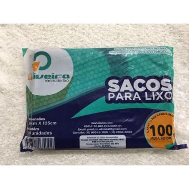 Imagem de Sacos de lixo 100 litros 9 unidades ( ideal para condomínios ) - Velas