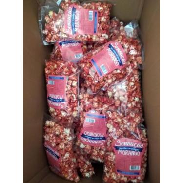 Imagem de Pipoca Sensação Morango 60 Gr Pct C/10 Unids