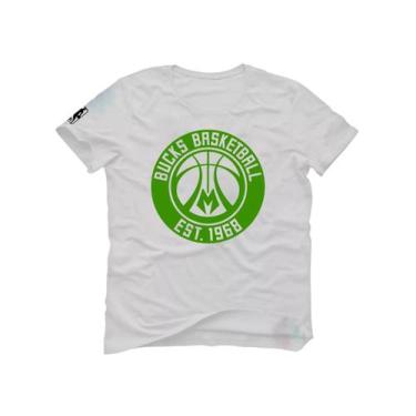 Imagem de Camiseta Basquete Giannis Antetokounmpo Logo Milwaukee Buck - Loja Whi