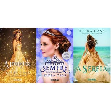 Imagem de Kit 3 livros kiera cass a prometida + a sereia + felizes para sempre