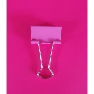 Imagem de Prendedor De Papel Binder Clip 25mm Pastel - BRW - 1 - Unidade, ROSA