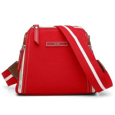 Imagem de Bolsa Feminina Via Livre de Lona Transversal com Alça Média