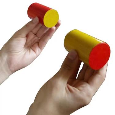 Imagem de Mini ganzá colorido instrumento musical infantil - BRINQUE E LEIA