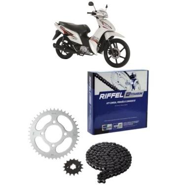 Imagem de Kit Relação Transmissão Shineray Xy-phoenix, Jet 50cc - Riffel