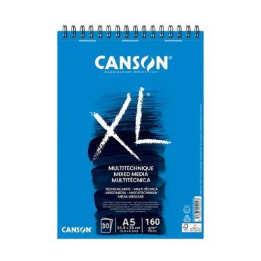 Imagem de Bloco de Papel Xl Mix Media A5 Canson 160g 50 Folhas