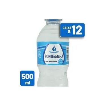 Imagem de Água Mineral Fonte da Ilha Sem Gás Pet 500ml Caixa c/ 12 un 1x12 Unida